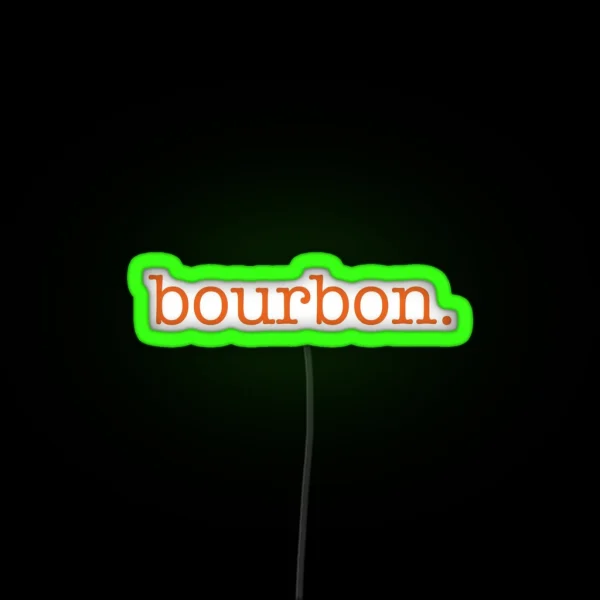 Bourbon RGB Neon Sign