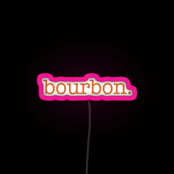 Bourbon RGB Neon Sign