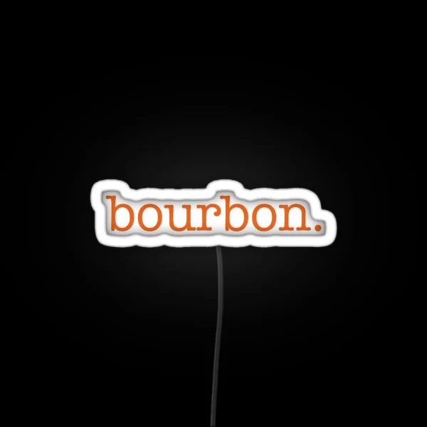 Bourbon RGB Neon Sign