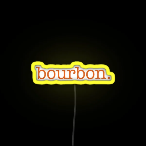 Bourbon RGB Neon Sign