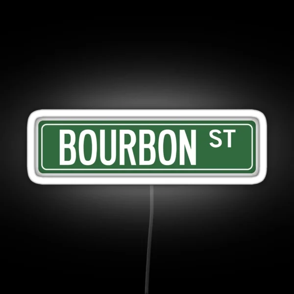 BOURBON ST RGB Neon Sign