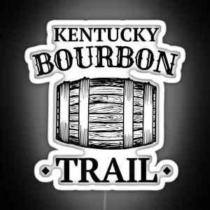 Bourbon Trail Kentucky Ky Whiskey RGB Neon Sign