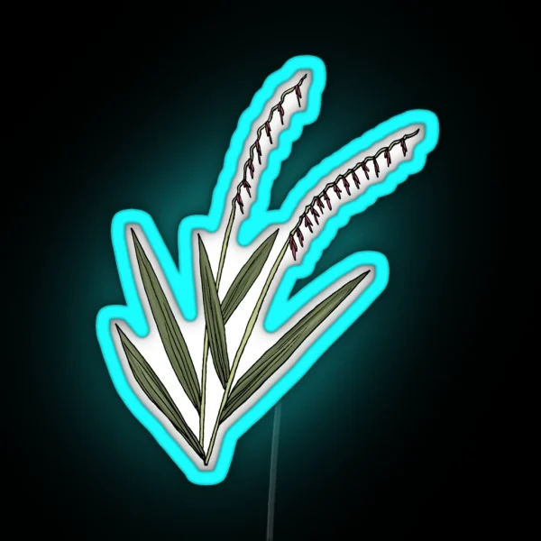 Bouteloua Curtipendula Sideoats Grama RGB Neon Sign
