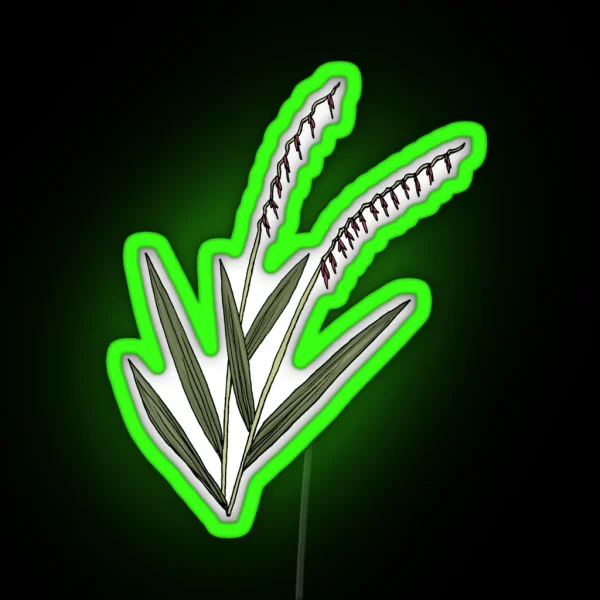 Bouteloua Curtipendula Sideoats Grama RGB Neon Sign