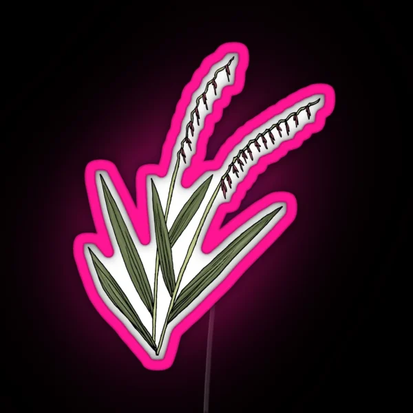 Bouteloua Curtipendula Sideoats Grama RGB Neon Sign