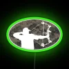 Hunting Themed Camouflage Neon Sign for Outdoorsy Home Decor Enthusiasts