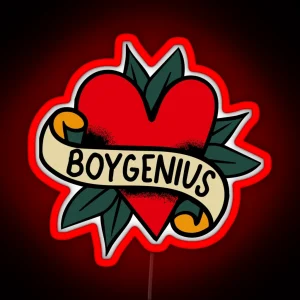 Boygenius Tattoo RGB Neon Sign