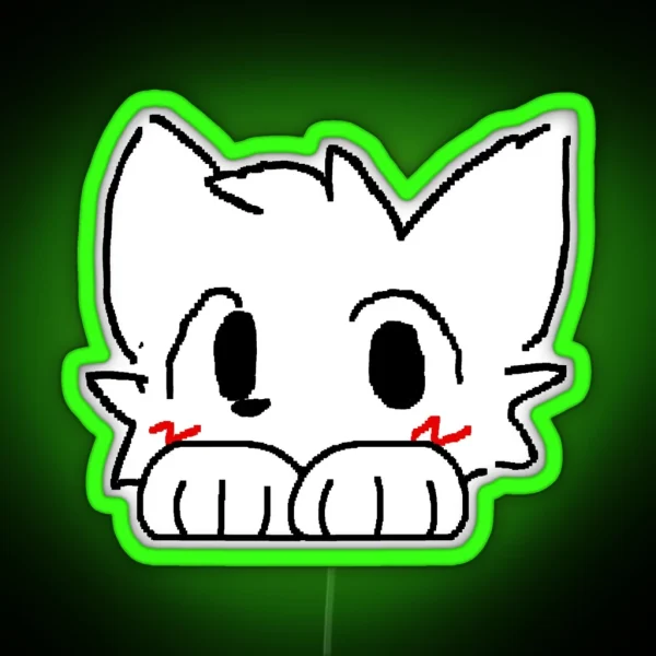 Boykisser Looking To You RGB Neon Sign