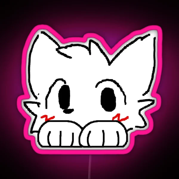 Boykisser Looking To You RGB Neon Sign