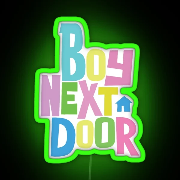 BOYNEXTDOOR Debut Poster Kpop Merch For Fans Gift For RGB Neon Sign