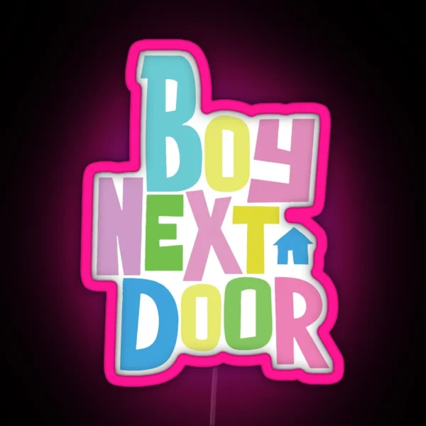 BOYNEXTDOOR Debut Poster Kpop Merch For Fans Gift For RGB Neon Sign