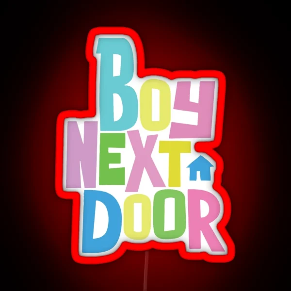 BOYNEXTDOOR Debut Poster Kpop Merch For Fans Gift For RGB Neon Sign