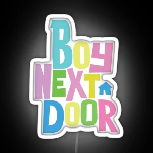 BOYNEXTDOOR Debut Poster Kpop Merch For Fans Gift For Fans RGB Neon Sign