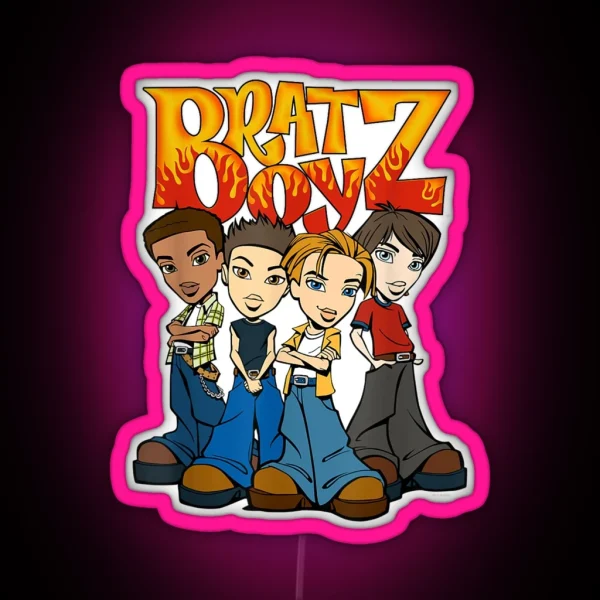 Boys Group Shot RGB Neon Sign