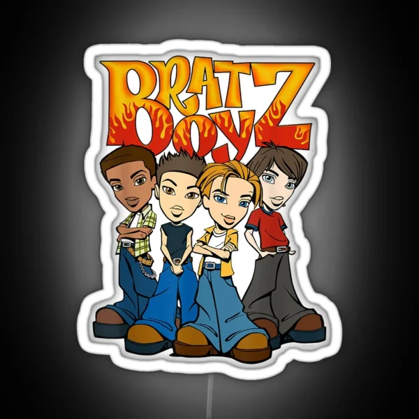 Boys Group Shot RGB Neon Sign