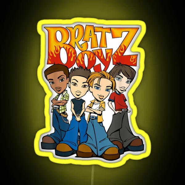 Boys Group Shot RGB Neon Sign