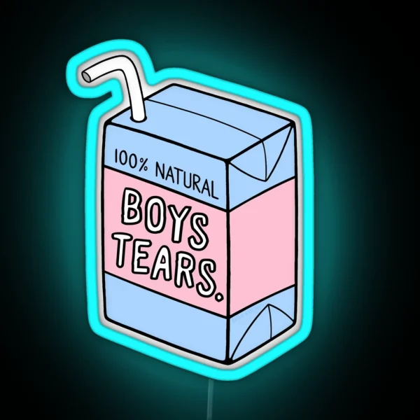Boys Tears RGB Neon Sign