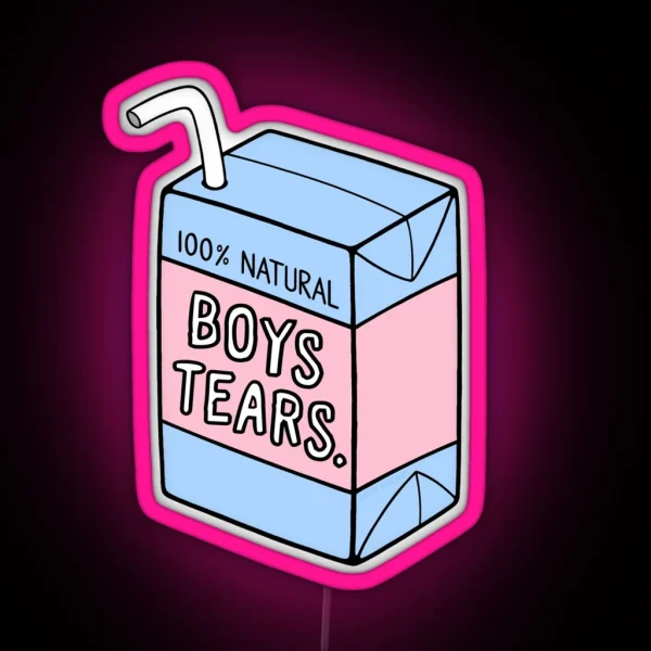 Boys Tears RGB Neon Sign