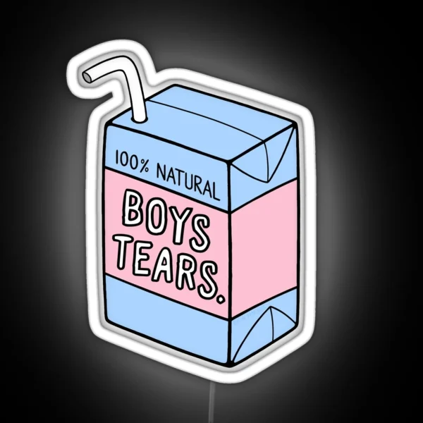 Boys Tears RGB Neon Sign