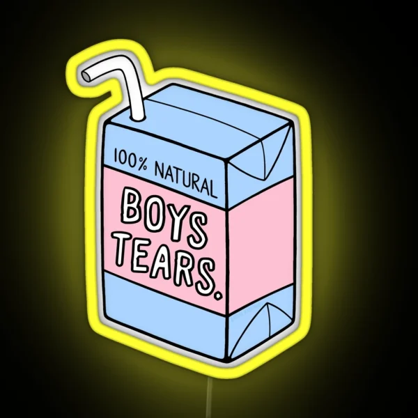 Boys Tears RGB Neon Sign