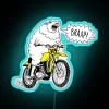 RGB Neon Sign for Motocross Enthusiasts and Comedy Lovers Bedrooms