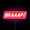 Neon LED light display for motorcycle enthusiasts and off-road fans