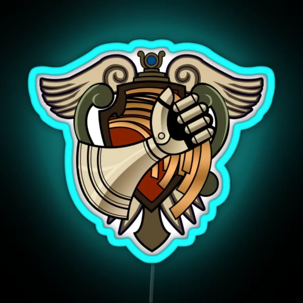 Bracer Emblem RGB Neon Sign