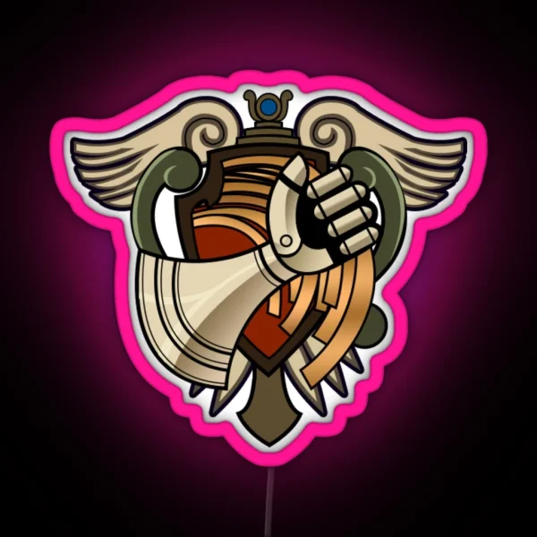 Bracer Emblem RGB Neon Sign