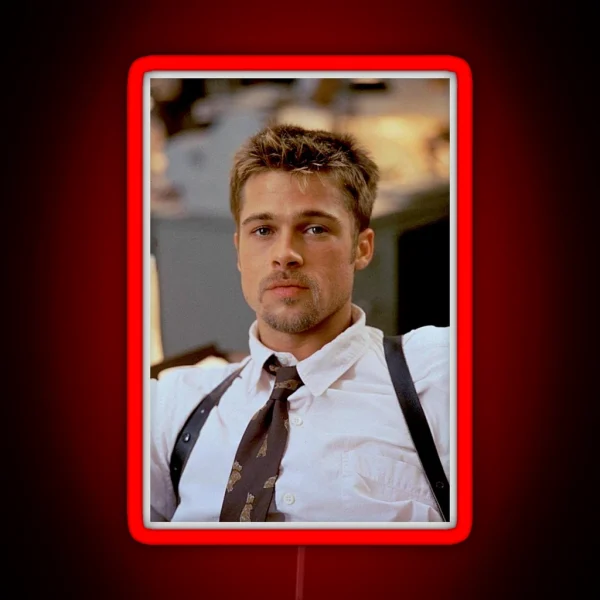 Brad Pitt 2000 S RGB Neon Sign