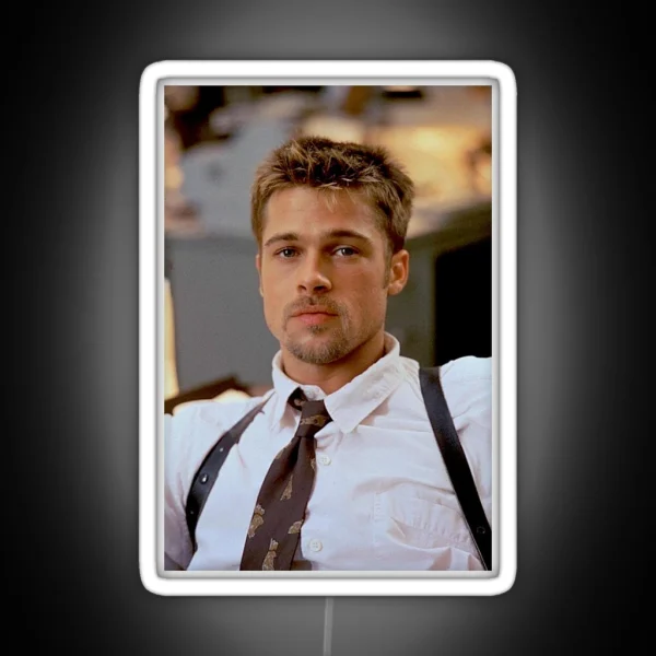 Brad Pitt 2000 S RGB Neon Sign