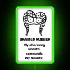 Vibrant Braided Rubber Neon Sign with Multicolor RGB Lighting Accents