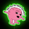 Vibrant Neuronal Brain Design with Color-Changing RGB Neon Accents