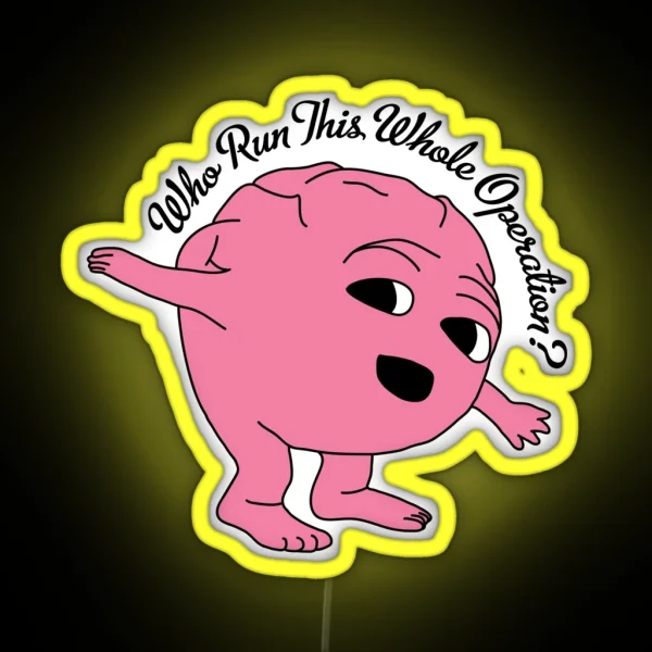 Brain RGB Neon Sign