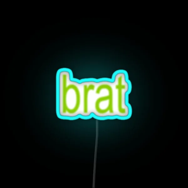 BRAT GREEN RGB Neon Sign
