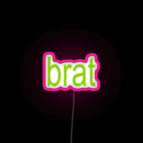 BRAT GREEN RGB Neon Sign