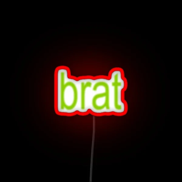 BRAT GREEN RGB Neon Sign