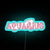 Vibrant Bratz Angelz Aquarius Astrology Wall Neon Sign Decorations Illumination