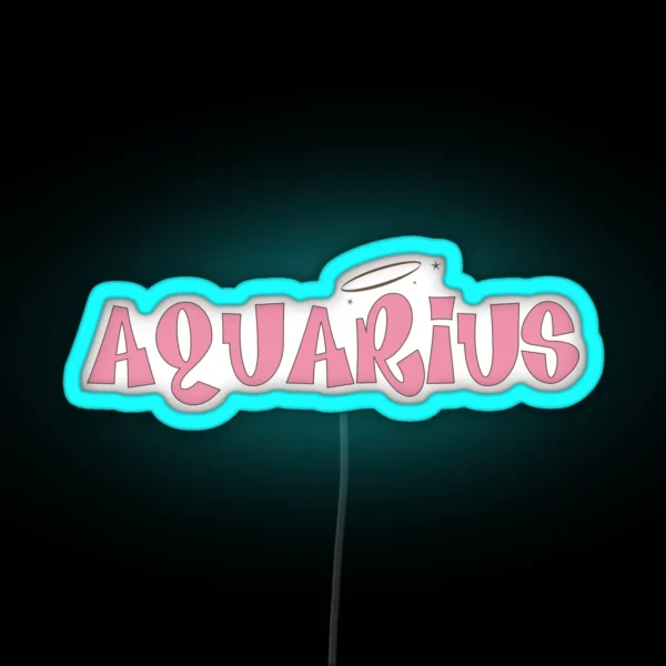 Bratz Angelz Aquarius RGB Neon Sign