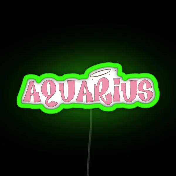 Bratz Angelz Aquarius RGB Neon Sign