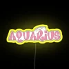 RGB LED canvas display features colorful Bratz Angelz Aquarius design.