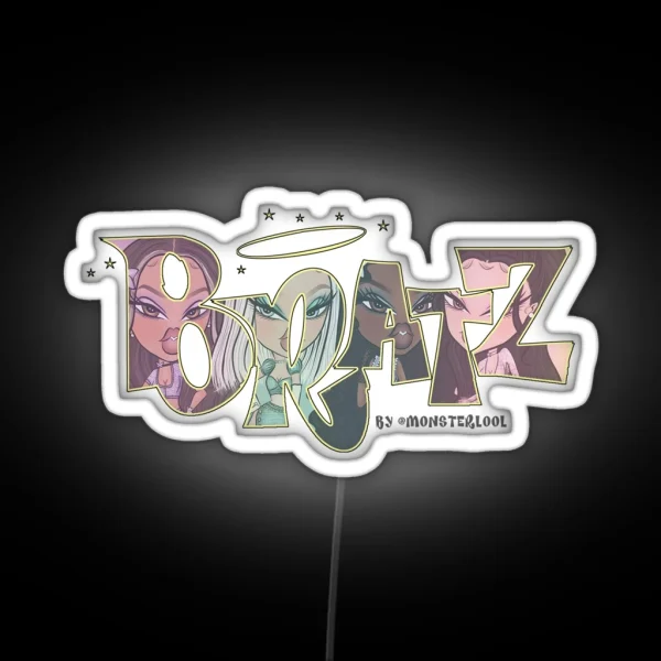 Bratz Core For Logo Drawing By Monsterlool RGB Neon Sign