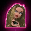 Vibrant RGB neon Bratz doll led pack with bold designs.