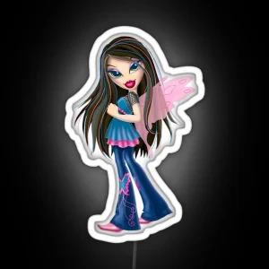 Bratz Fashion Pixiez Jade RGB Neon Sign