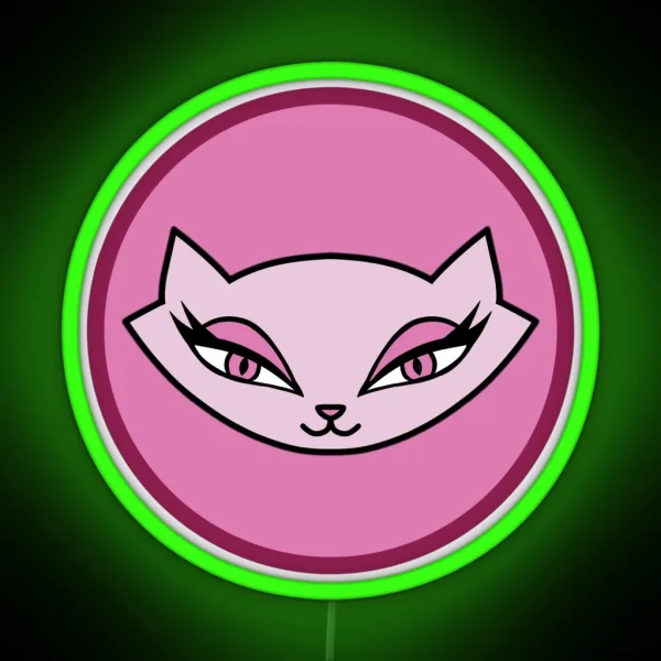 Bratz Jade Kool Kat Symbol V 2 RGB Neon Sign
