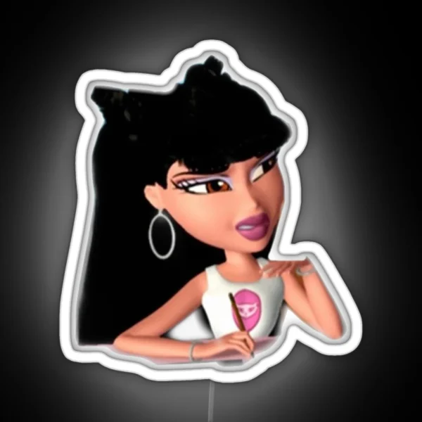 Bratz Jade Y2k 90s Trendy RGB Neon Sign