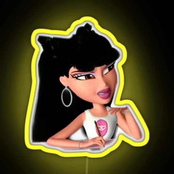Bratz Jade Y2k 90s Trendy RGB Neon Sign
