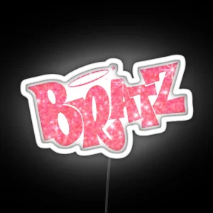 Bratz Pink Glitter RGB Neon Sign