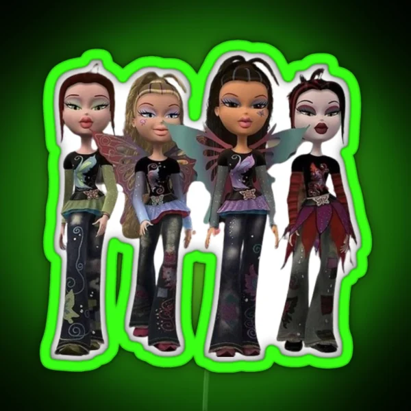 Bratz Pixies RGB Neon Sign