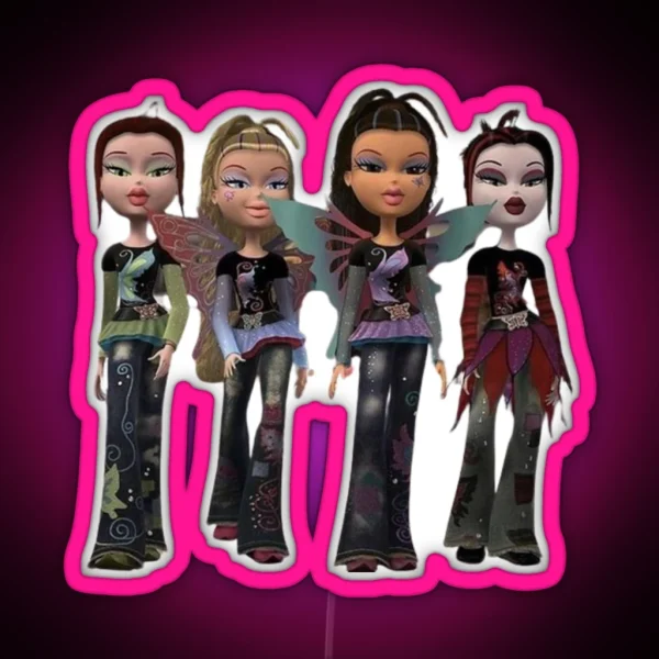 Bratz Pixies RGB Neon Sign