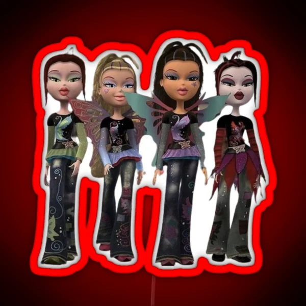 Bratz Pixies RGB Neon Sign